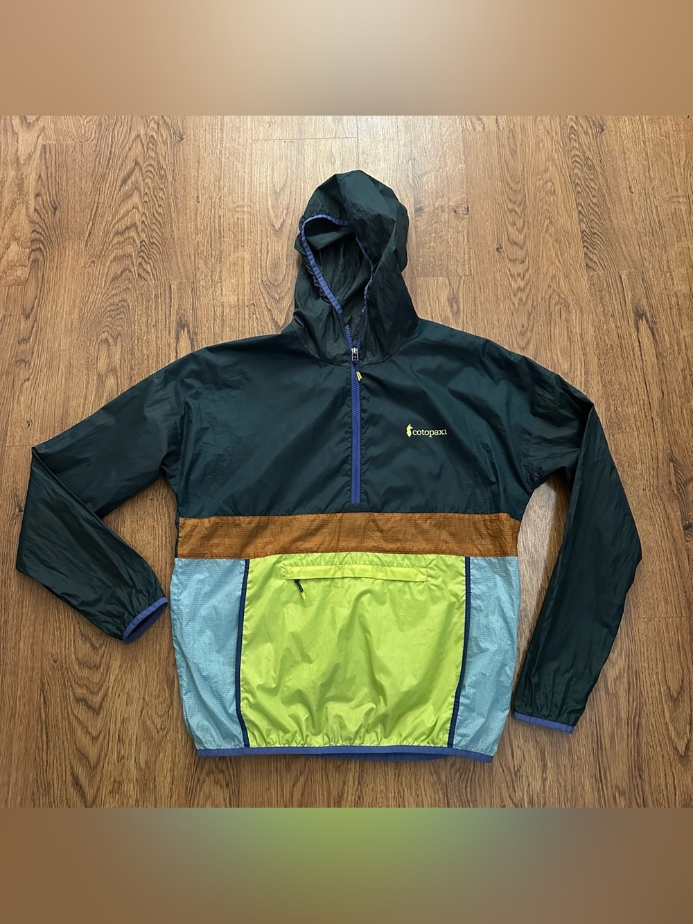 cotopaxi multicolor  Colorblock Hooded Windbreaker hoodie long sleeve Medium